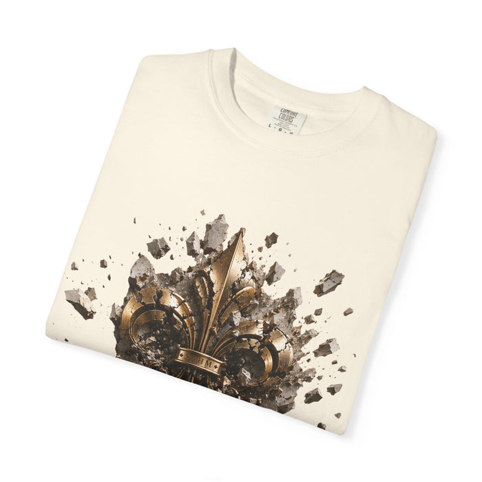 Fleur-de-Lis 'Son Altesse' Grafik-T-Shirt — Vintage Royal Emblem T-Shirt