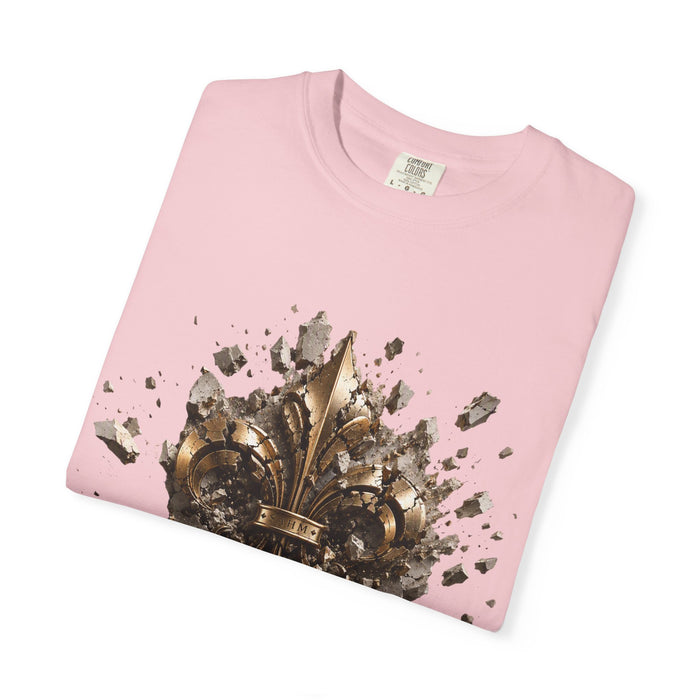 Fleur-de-Lis 'Son Altesse' Grafik-T-Shirt — Vintage Royal Emblem T-Shirt