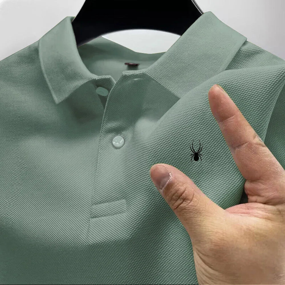 Polo décontracté respirant et confortable pour homme, couleur unie, haute qualité, manches courtes – Collection été 2026 – Offre spéciale ﻿