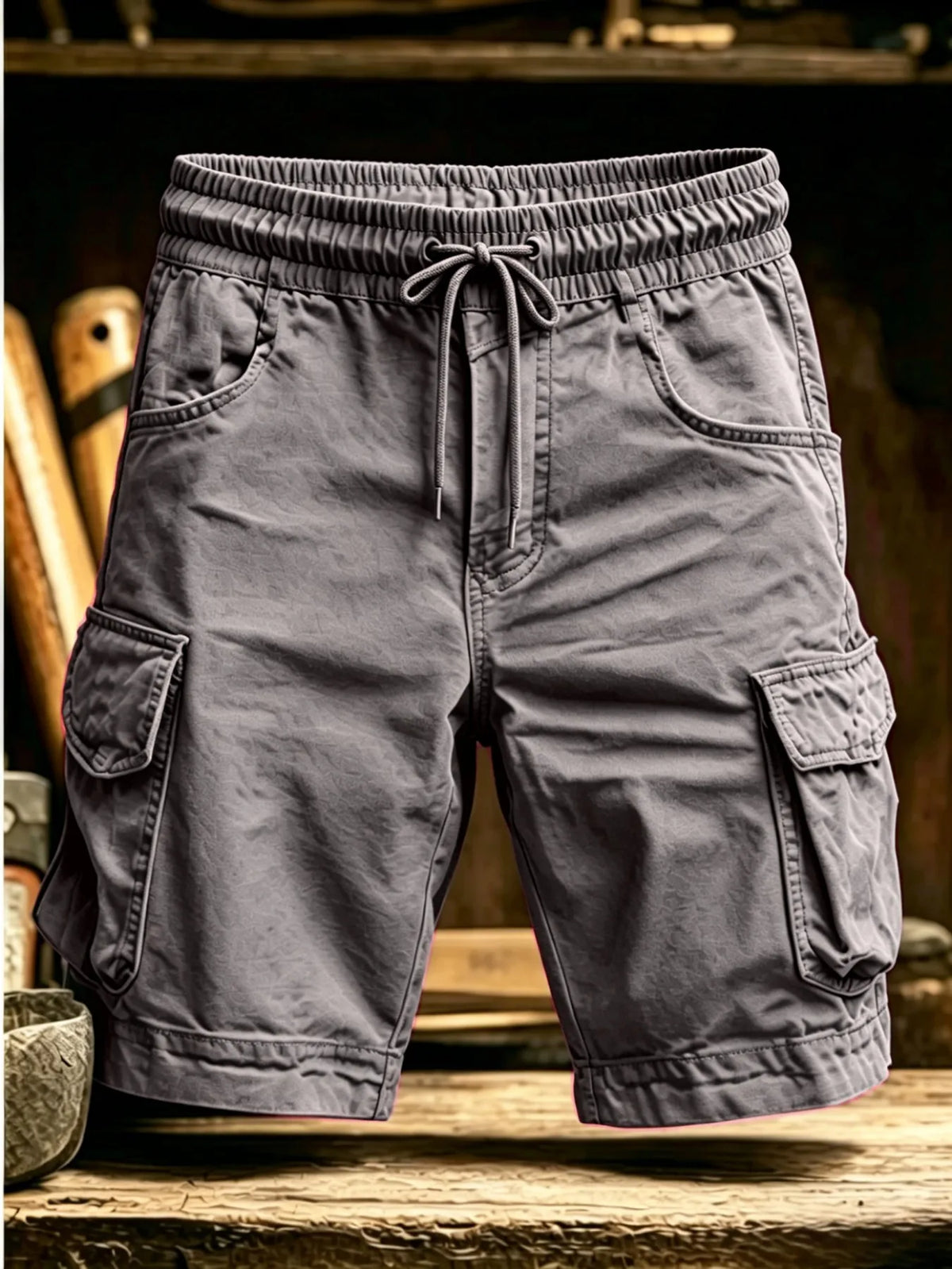 Nouveauté 2026 Shorts cargo pour homme, style sport décontracté, bermuda, grande taille, en coton, coupe droite, pour le golf, la course et la gym