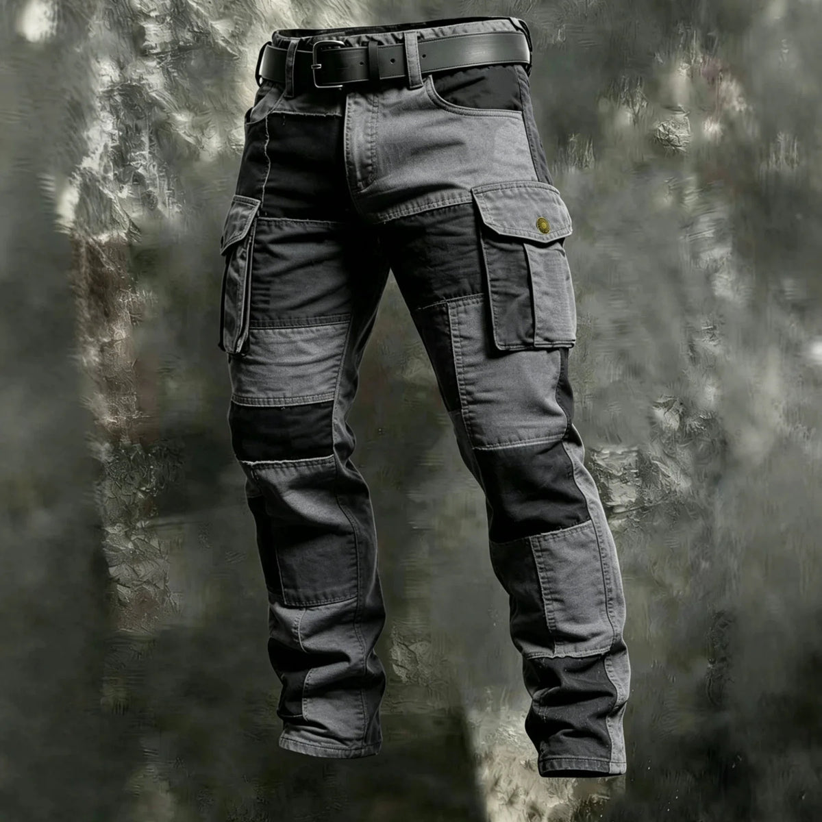 Nouveau pantalon cargo en coton pour homme, kaki, décontracté, tactique, multi-poches, noir, gris clair, pantalon de travail