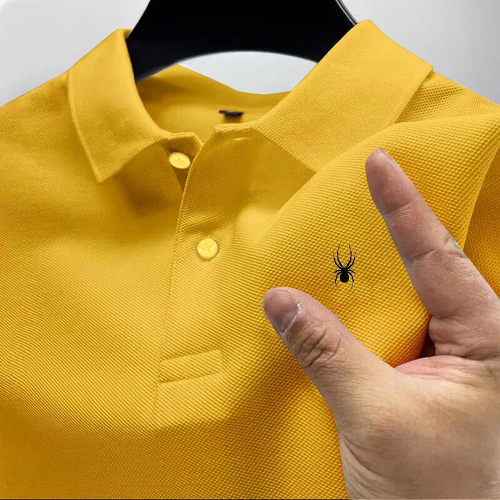 Polo décontracté respirant et confortable pour homme, couleur unie, haute qualité, manches courtes – Collection été 2026 – Offre spéciale ﻿