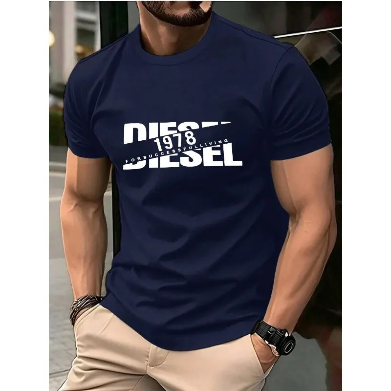 Nouveau T-shirt Homme Tendance 2026 Léger Respirant Confortable pour l'Été Décontracté Sport Fitness Multi-usages