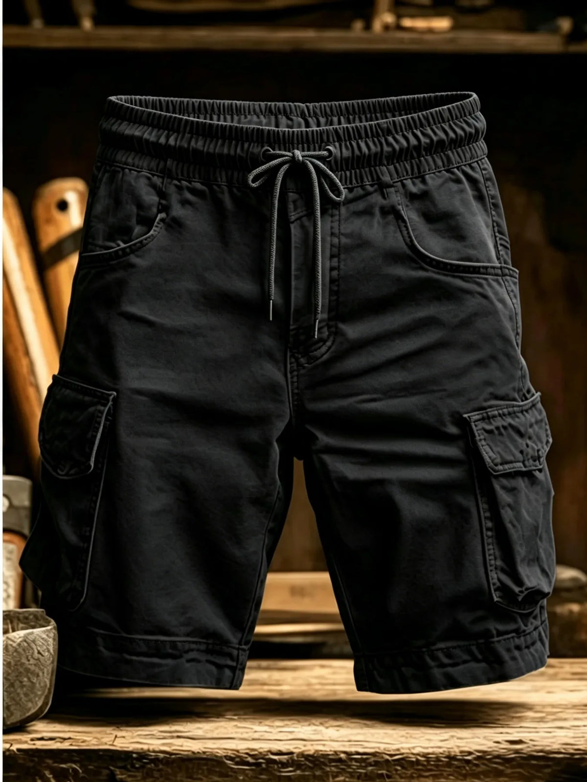 Nouveauté 2026 Shorts cargo pour homme, style sport décontracté, bermuda, grande taille, en coton, coupe droite, pour le golf, la course et la gym