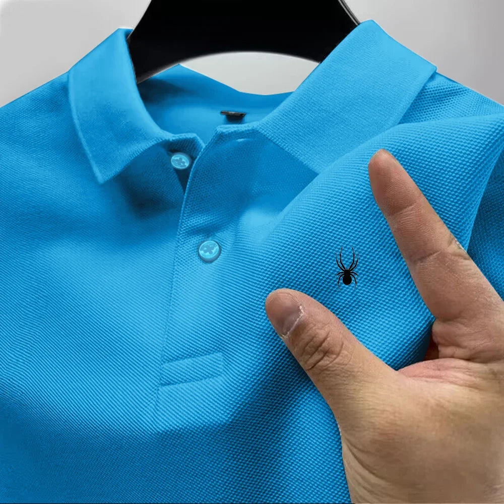 Polo décontracté respirant et confortable pour homme, couleur unie, haute qualité, manches courtes – Collection été 2026 – Offre spéciale ﻿