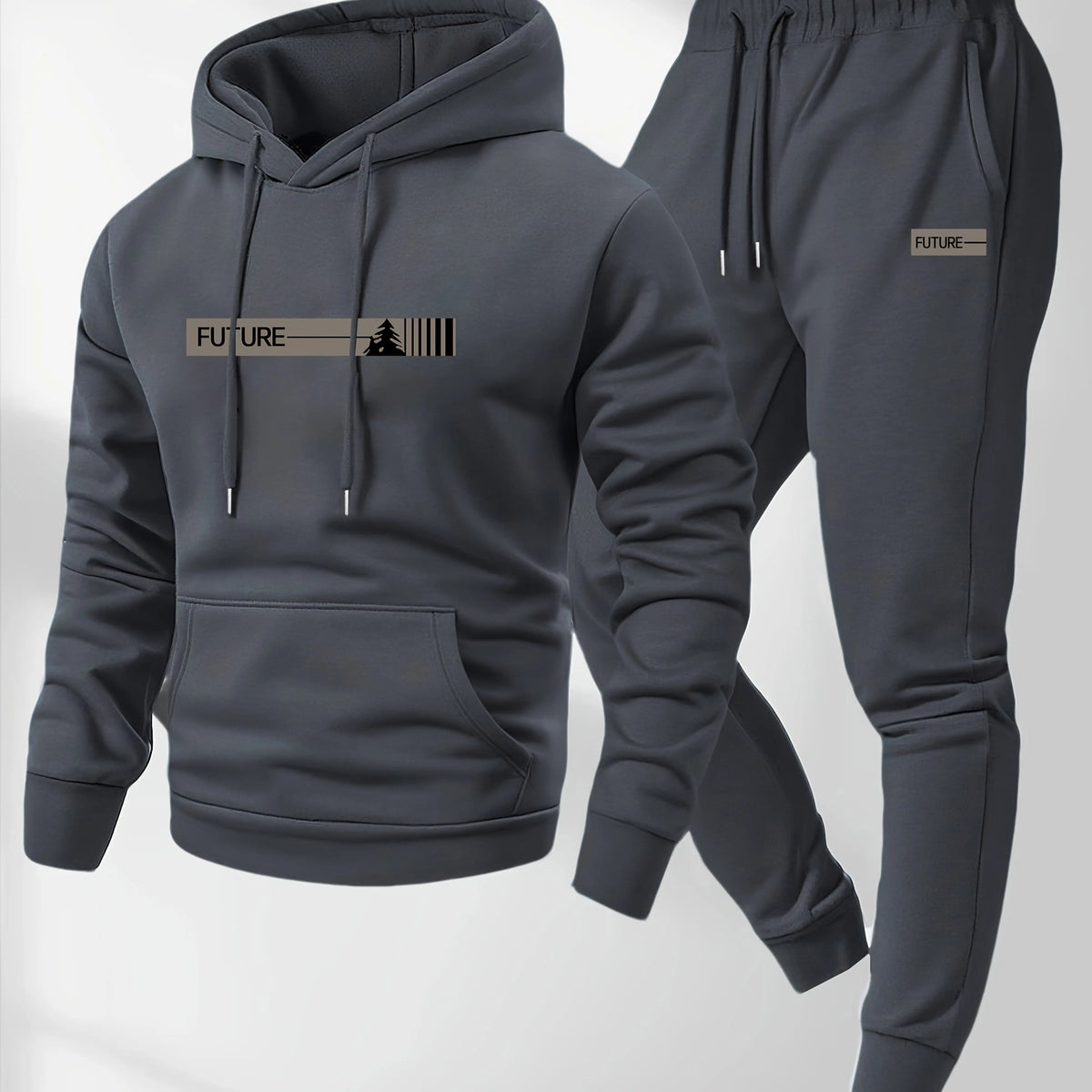 Ensemble chemise de sport et pantalon de sport à capuche, deux pièces, décontracté, à manches longues, adapté à porter en automne, nouvelle collection 2026