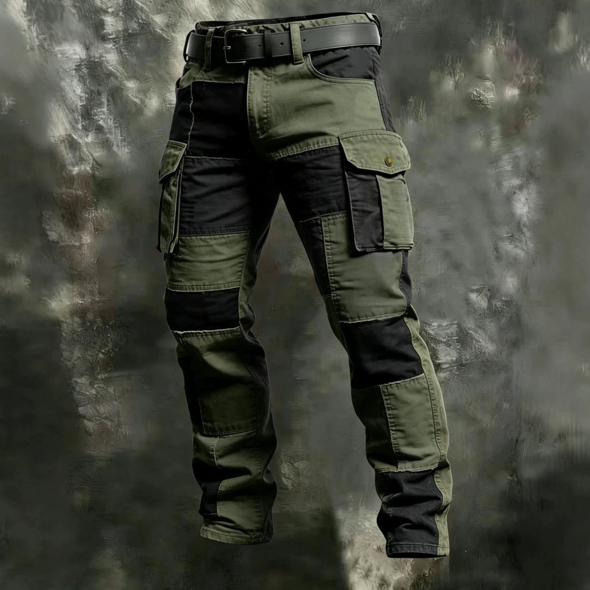 Nouveau pantalon cargo en coton pour homme, kaki, décontracté, tactique, multi-poches, noir, gris clair, pantalon de travail