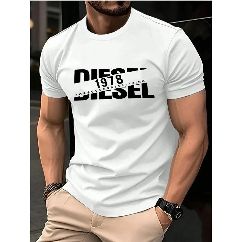Nouveau T-shirt Homme Tendance 2026 Léger Respirant Confortable pour l'Été Décontracté Sport Fitness Multi-usages