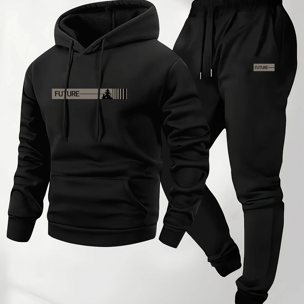 Ensemble chemise de sport et pantalon de sport à capuche, deux pièces, décontracté, à manches longues, adapté à porter en automne, nouvelle collection 2026